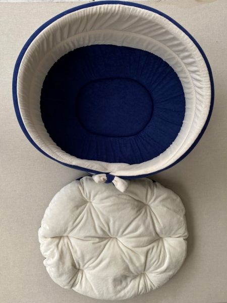 Bettchen- Spar Luxus blau / Mikrofaser polar mit Kissen Nr.2